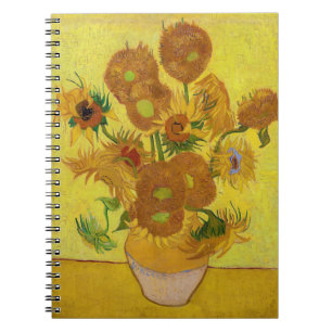 Carnet Vincent van Gogh - Vase avec quinze tournesols