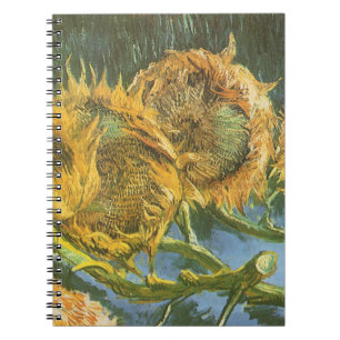 Carnet Vincent van Gogh - Vie morte : Quatre tournesols c