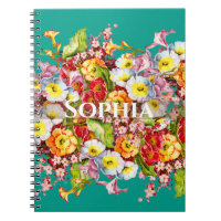 Vintage Art Floral Motif Fleurs de printemps Primr