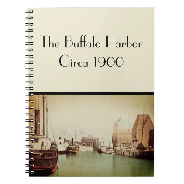 Carnet Vintage Buffalo Harbour (Devant)