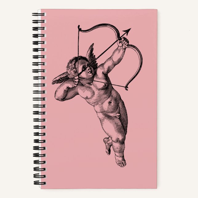 Carnet Vintage Cherub Cupid Love (Recto)
