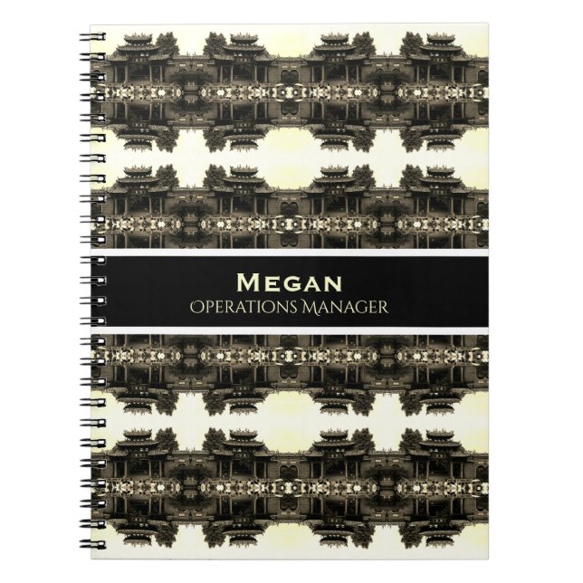 Carnet Vintage China Canton Foshan ancestral temple (Devant)