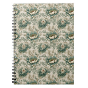 Carnet Vintage Chinoiserie Floral sans couture Motif