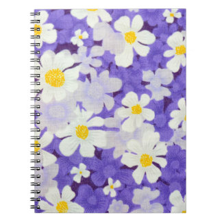Carnet Vintage coloré : Motif Fleur sans couture