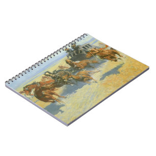 Carnet Vintage Cowboy, Downing Nigh Leader, Remington