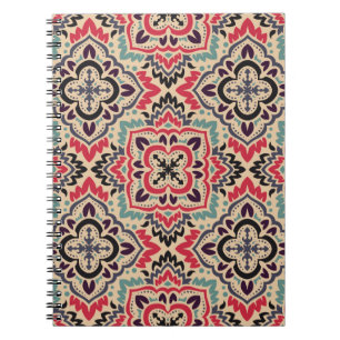 Carnet Vintage damask sans couture motif arrière - plan.