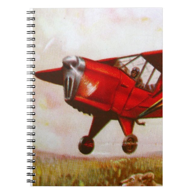 Carnet vintage d'avions (Devant)