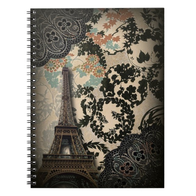 Carnet vintage de paris beiffroi (Devant)