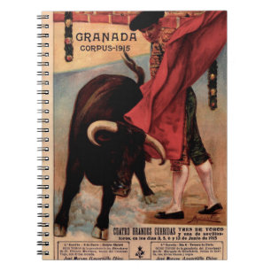 Carnet vintage de tauromachie