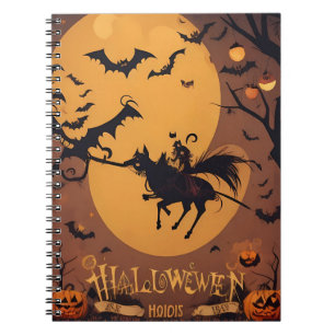 carnet vintage d'halloween