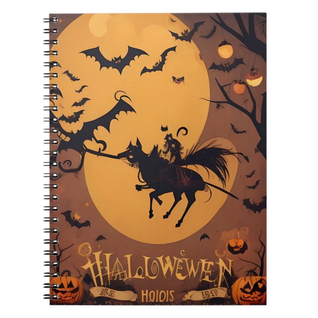 carnet vintage d'halloween (Devant)