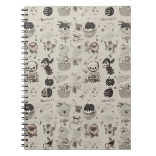 carnet vintage d'halloween