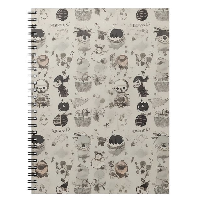 carnet vintage d'halloween (Devant)