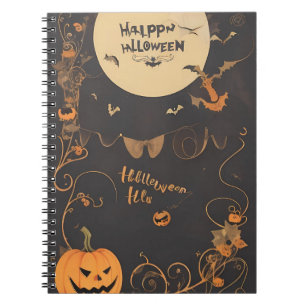 carnet vintage d'halloween