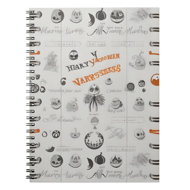 carnet vintage d'halloween (Devant)