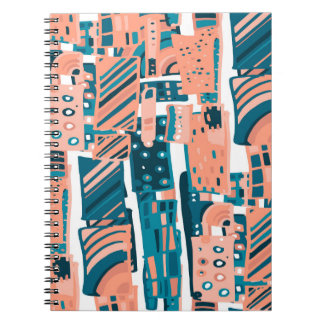 Carnet Vintage Doodle Motif sans couture.