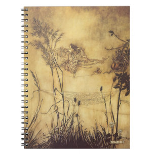 Carnet Vintage Fairy Tale, Fairy's Tightrope par Rackham