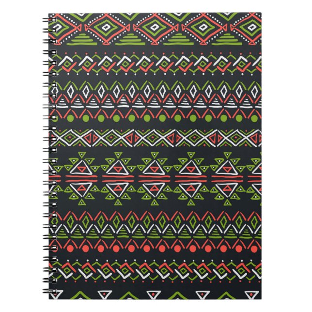 Carnet Vintage géométrique : ensemble de motifs sans soud (Devant)