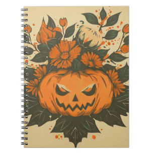 Carnet Vintage/Halloween/Automne/citrouille