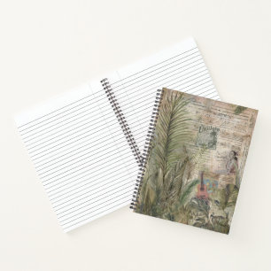 Carnet Vintage Hawaïen Tropicaux : Planificateur Ukulele