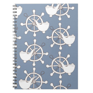 Carnet Vintage illustration motif transparent roue et tu
