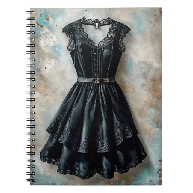 Carnet Vintage (LBD) Little Black Dress Art (Devant)
