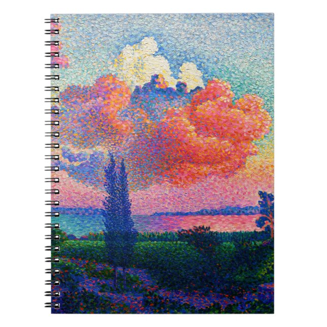 Carnet Vintage Le nuage rose (1896) (Devant)