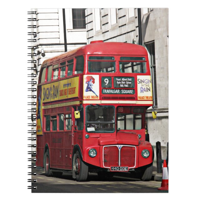 Carnet Vintage London Bus (Devant)