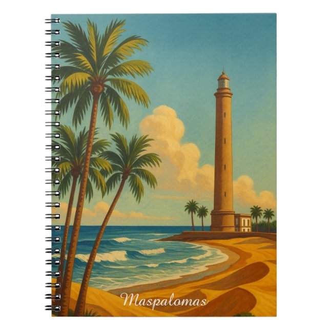 Carnet Vintage Maspalomas Meloneras Beach Gran Canaria (Devant)