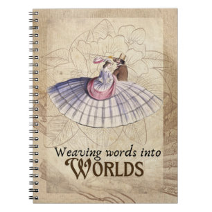 Carnet vintage Mondes de tissage en couple