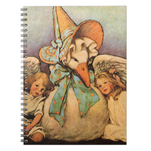 Carnet Vintage Mother Goose Enfants Jessie Willcox Smith