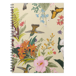 Carnet vintage motif floral vintage sans soudure. Fichier