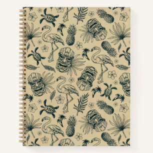 Carnet Vintage Motif tropical