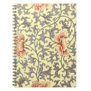 Carnet Vintage Owen Jones Chinoiserie Motif Floral de Piv