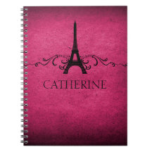 Carnet vintage, rose