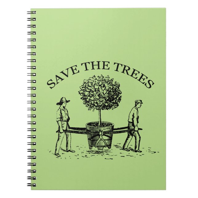 Carnet Vintage Save the Trees Notebook 1 (Devant)