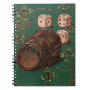 Carnet Vintage St. Patrick's Day, Irish Good Luck Dice