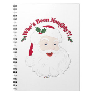 Carnet Vintage Style Père Noël Qui a été coquin ? !