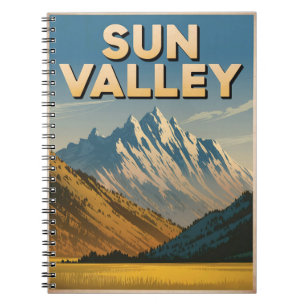 Carnet Vintage Sun Valley Idaho
