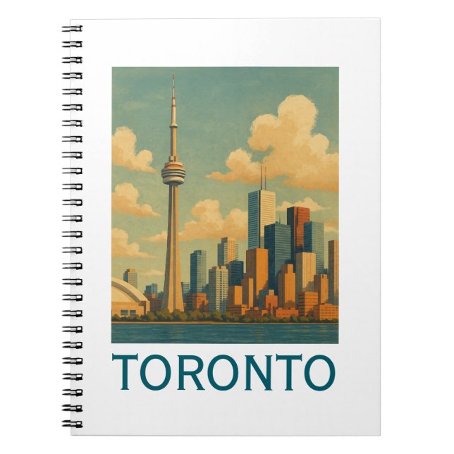 Carnet Vintage Toronto Canada - Tour CN Skyline (Devant)