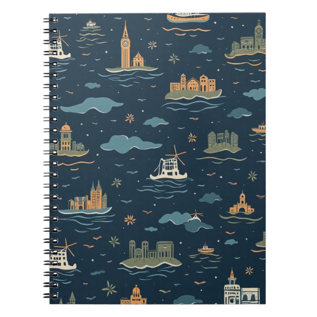 Carnet Vintage Travel Design Notebooks (Devant)