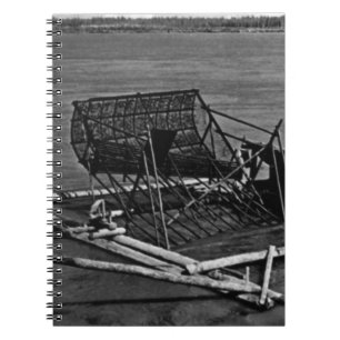 Carnet Vintage USA Alaska Yukon fish trap 1970