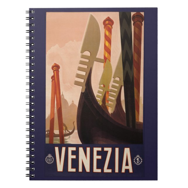 carnet vintage Venise Italie (Devant)