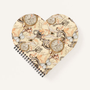 Carnet Vintage Victorian Shabby Chic Country Motif