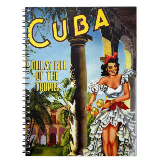 Carnet Vintage voyage de danseuse cubaine
