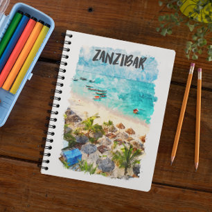 Carnet Vintage voyage de Zanzibar Tansania