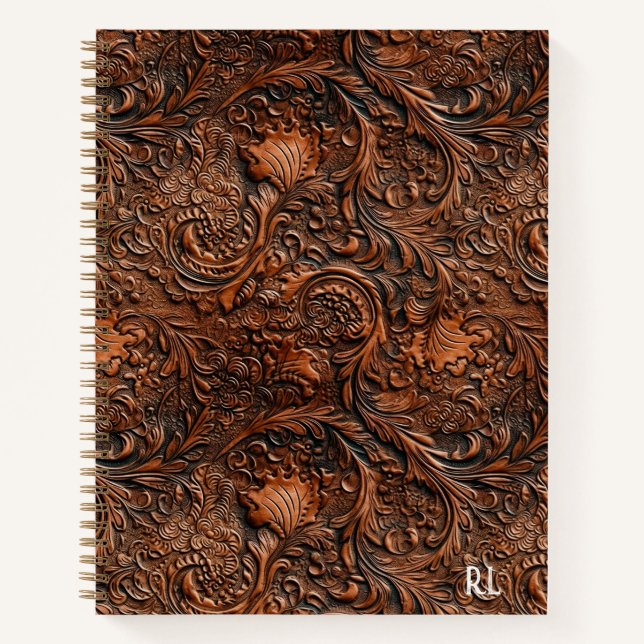 Carnet Vintage Western Faux Embossé (Devant)