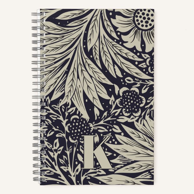 Carnet Vintage William Morris Marigold Motif (Recto)