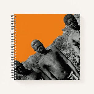 Carnet Vintages visages de l'Afrique Aquarelle noir et bl