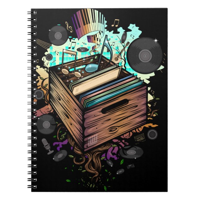 Carnet Vinyl Crate (Devant)